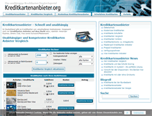Tablet Screenshot of kreditkartenanbieter.org